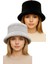 Kadın Ayarlanabilir Peluş Bucket Kova Şapka 2'li Set 5