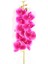 Yapay Islak Orkide Çiçeği Baskılı Tek Dal 100 cm Fuşya 2