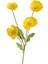 Yapay Çiçek 4lü Gelincik Dalı 60 cm Sarı 2