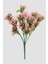 Yapay 5 Dal Plastik Mini Sıkas Demeti 28 cm Pembe 1