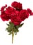 Yapay Çiçek Garnitürlü Lüx 5li Gül Buketi 11 Dal 42 cm Kırmızı 1