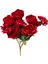Yapay Çiçek Şakayık Ortancalı Gül Buketi 5li Kırmızı 1