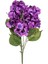 Yapay 5 Dallı Ortanca Demeti 50 cm Mor 1