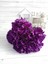 Yapay 5 Dallı Ortanca Demeti 50 cm Mor 2