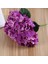 Yapay 5 Dallı Ortanca Demeti 50 cm Mor 4