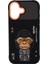 iPhone 17 Uyumlu 3D Gözlük Fermuar Gorilla Detaylı Nakış Işlemeli Kabartmalı Cool Cute Kılıf 1