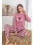 Desenli Kadın Pijama Takımı 2081 2