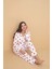 Desenli Kadın Pijama Takımı 4000 1
