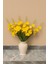 Yapay Çiçek Islak Orkide Demet 5 Dal 40 cm Sarı 4
