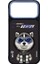 iPhone 17 Pro Max Uyumlu Gözlük Fermuar Husky Köpek Detaylı Nakış Işlemeli Kabartma Cool Cute Kılıf 1