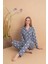 Desenli Kadın Pijama Takımı 1350 1