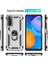 Huawei P Smart 2021 Kılıf Sofya Yüzüklü Silikon Kapak - Gümüş 3