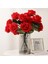 Yapay 10LU Lüx Iri Gül Demeti Kırmızı 2