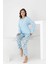 Desenli Kadın Pijama Takımı 3102 1