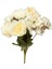 Yapay Çiçek Şakayık Ortancalı Gül Buketi 5li Krem 1