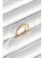 Pirinç Gold Renk Zirkon Taşlı Kadın Yüzük - TJ-BYK3903 1