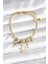 Pirinç Gold Renk Yıldız Charmlı Kadın Bileklik - TJ-BB7993 1