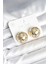 Pirinç Gold Renk Zirkon Taşlı Kadın Küpe - TJ-BKP11292 1