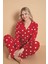 Desenli Kadın Pijama Takımı 3301 1