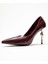 Hudson Bordo Baskı Kadın Topuklu Ayakkabı 4