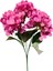 Yapay Lüx 5 Dallı Islak Ortanca Demeti 45 cm Pembe 1