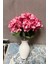 Yapay Lüx 5 Dallı Islak Ortanca Demeti 45 cm Pembe 2