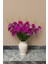 Yapay Çiçek Islak Orkide Demet 5 Dal 40 cm Mor 2