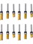 12PCS 1/4 Inç Floş Trim Yönlendirici Bit Desen Bit Üst ve Alt Yatak 1/2 Inç Bıçak Şablonu Kenar Ahşap Düzeltici Kesici (Yurt Dışından) 1