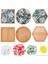 3 Stil Diy Mozaik Zanaat Seti Çiçek Mozaik Bambu Coaster El Yapımı Sanat Ev Dekorasyonu Için Set (Yurt Dışından) 1