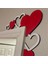 Yeni Valentine&#39;s Love Ahşap Kapı Çerçevesi Köşe Köşe Dekorasyonu Ana Sayfa Partys Scene Oturma Odası Düzeni (Yurt Dışından) 2