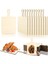 Kırp ile Bitmemiş Ahşap Kesme Tahtası Zanaat, Zanaat Diy Noel Ev Mutfak Yemek Dekor (9.4 Inç x 5.5 Inç) (Yurt Dışından) 1