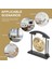 Masaüstü Gong - Feng Shui Pirinç Gong Stand ve Mallet, Hassas Çin Ev Dekoru, Double Dragon ile Masaüstü Süsleme (Yurt Dışından) 3