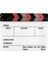 Clapperboard Akrilik Film Action Clap-Stick Director Film Clapboard, Film, Tv ve Video Productions White Için Ideal (Yurt Dışından) 1