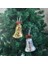 Noel Çan Dekorasyonu Noel Ağacı Kolye Noel Mozaik Ayna Çan Kolye Ev Noel Dekorasyon C (Yurt Dışından) 1