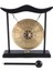 Masaüstü Gong - Feng Shui Pirinç Gong Stand ve Mallet, Hassas Çin Ev Dekoru, Çin Zodyak ile Masaüstü Süsleme (Yurt Dışından) 1