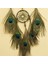 El Yapımı Dreamcatcher Çift Yüzük Dairesel Net Tavus Kuşu Tüy Rüzgar Çanları Araba Iç Kolye Ev Odası (Yurt Dışından) 4