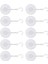 10PCS 3 Inç Süblimasyon Rüzgar Spinner Boşluklar 3D Rüzgar Iplikçileri Kapalı Açık Bahçe Dekorasyonu Için Rüzgar Iplikçileri Asılı (Yurt Dışından) 3