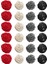 2 inç Rattan Topları Ev Dekoru için Dekoratif DIY Dolgu Süsü Düğün Masa Dekorasyonu (Siyah, Gri, Kırmızı, Beyaz) (Yurt Dışından) 2