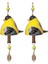 Kuş Şarkısı Bell, Kuş Şarkısı Bell Rüzgar Zil, Kuş Şarkısı Bell Bahçesi Dekorasyonu, Asma Rüzgar Çamlası, Rüzgar Çamırı Sarı (Yurt Dışından) 1