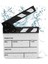 Action Cut Board, Akrilik Film Clapboard Kuru Silme Kompakt Boyutu Tv Filmi Yönetmeni Kesilmiş Aksiyon Sahne Alkış Tahtası (Yurt Dışından) 3