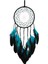 1pcs Dreamcatcher Tüylü Mavi Ağaç, El Yapımı Kızılderililer Duvar Asma Deco Için Geleneksel Dairesel Ağ (Yurt Dışından) 1