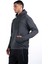 Erkek Regular Fit Kesim Detaylı Kapüşonlu Siyah Sweatshirt 2