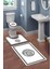 Modern Desenli 3'lü Banyo Paspas Takımı – Yıkanabilir Kaymaz Tabanlı Klozet Takımı KLZ0045 2