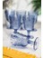 Akrilik Lacivert 6'lı Kadeh & Su Meşrubat Kahve Yanı Bardağı 450 ml ( Cam Değildir ) 1