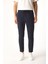Regular Fit Beli Lastikli Teknik Pantolon-Lacivert 5