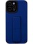 iPhone 12 Pro Max Kılıf Mega Standlı Silikon - Mavi 1
