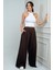 Kadın Beli Lastikli Cepli Önü Pileli Bol Paça Osyho Pantolon 1