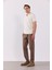 Robert Sülfür Gabardin Chino Pantolon-Taba 2