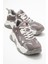 Lecce Gri Süet Kadın Spor Ayakkabı 1