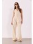 Clara Wide Leg Off White Palazzo Pantolon(Tencel)(Tm)-Off White 5